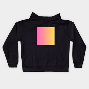 Pink Orange Gradient Kids Hoodie